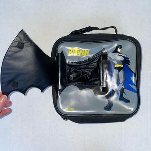 EUC rare ‘80s DC Comics the Batman soft lunchbox with secret compartment